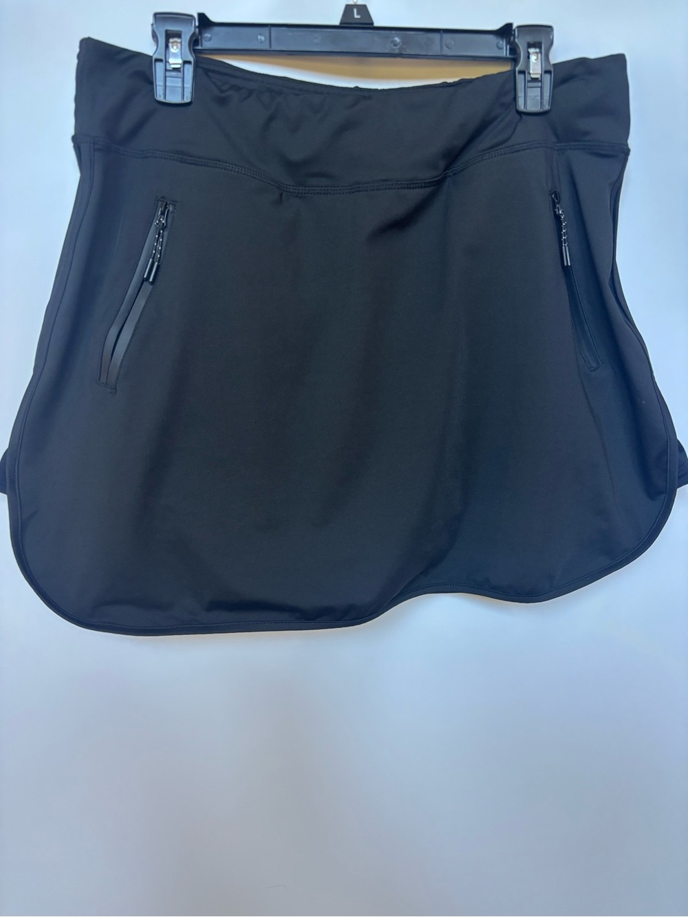 Jack Smith Women's Black Active Skort 2XL Regular Pull On Pockets Tennis Golf
